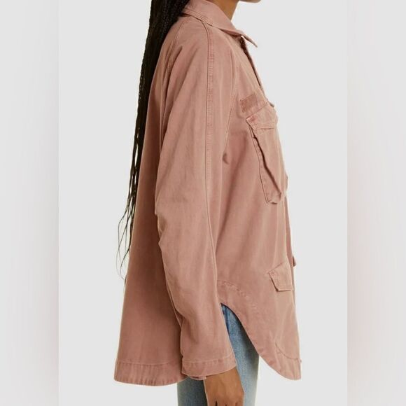 Pistola Brianna Oversized Utility Jacket in Clay Size Medium. NWT - Picture 3 of 9